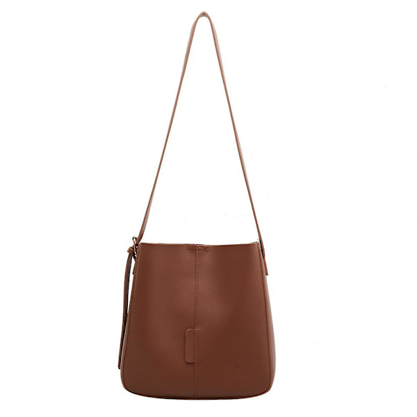 Crossbody Mode Axelväska Handväska med Justerbar Rem brown