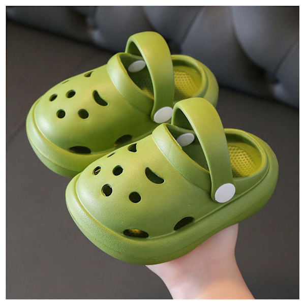 Strand Sandaler Halkfria Dusch Badrum Tofflor Mjuka Sommar Sandaler Green 18-19