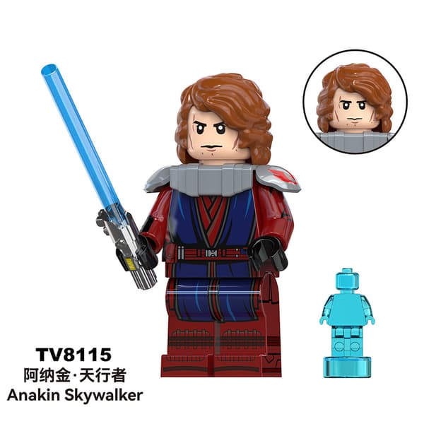 Star Wars Dockmonteringsdocka Mini Docka 10PCS-501 Clone Trooper, Anakin Skywalker