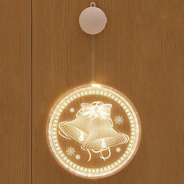 Jul Fairy Ljusslinga Dekor Dörr Fönster Lampa Julgran Ornament B