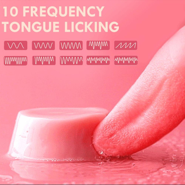 Kvinnlig Mini Av Tongue Shape Stick Toy Set Kvinnor Erotisk produkt Stimulator Stick Red