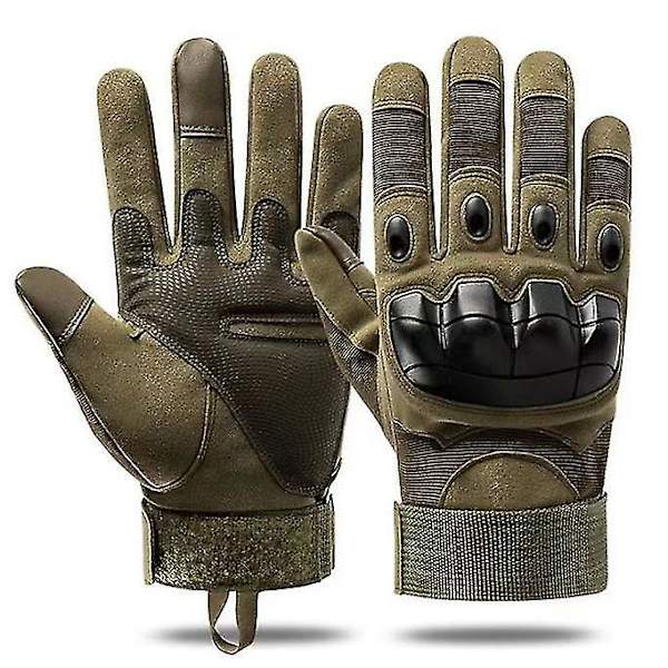 Taktiske Hansker Motorsykkelhansker Fullfingerhansker dark green L