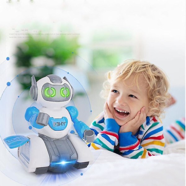Elektrisk Robot Universal Lys Musik Roterende Blændende Dansemodel Børnelegetøj