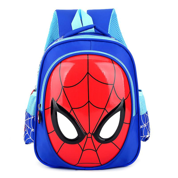 Barn Spiderman Ryggsäck Pojkar Barn Kindergarten Skolväska Superhjälte Ryggsäck Sky Blue