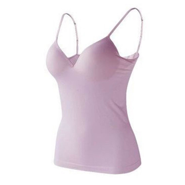 Naisten Topit Pehmustetulla Hyllyliivillä Langattomat Hihaton Perus Casual Liivi Naisille Juhlavat Päivittäiset Juhlat Tanssiaiset Pale Mauve XL