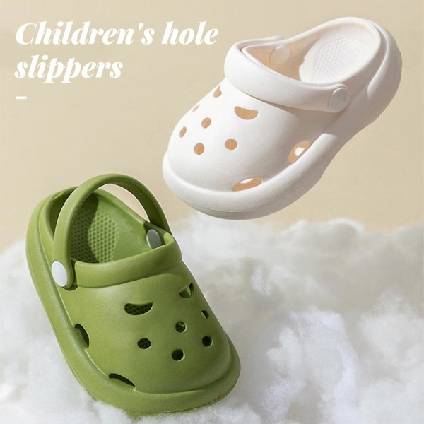 Strandsandaler Sklisikre Dusj Badeslippers Myke Sommersandaler Green 18-19