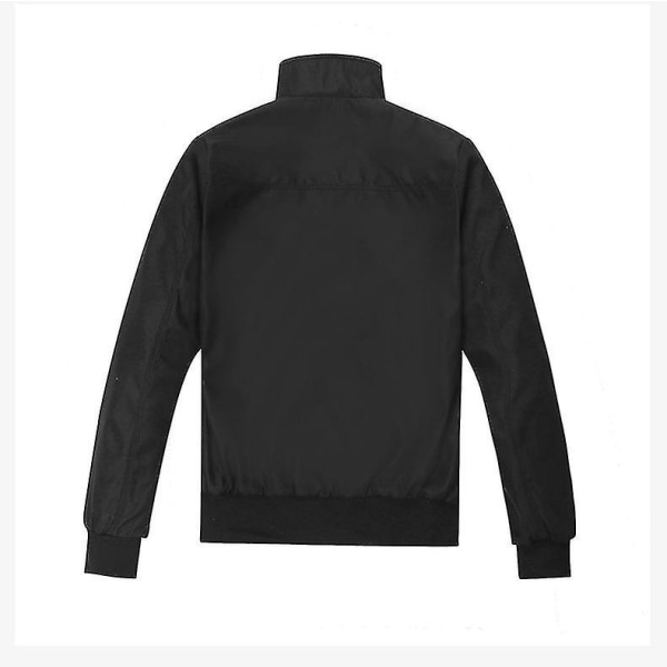 Elegant vårjakke for menn black xl