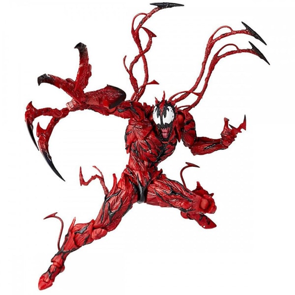 Venom Carnage Actionfigur, Alla leder rörliga Carnage figurer leksak samlarobjekt modell med utbytbara tillbehör för fans