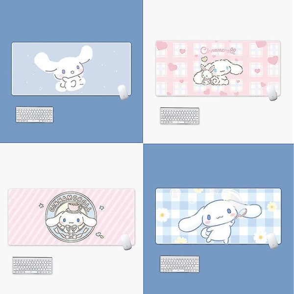 Kawaii Cinnamoroll Musmatta Stor Gaming Musmatta Dator Skrivbordsmatta 300x600x2mm 2