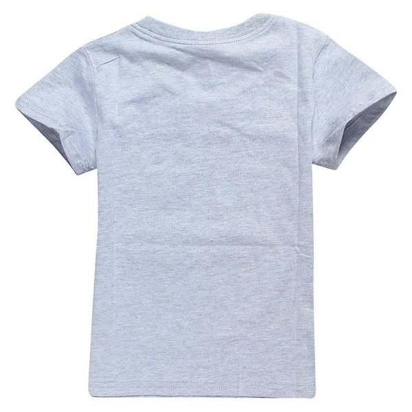 Among Us Game Kids Boy Girl Kortärmad Impostor T-shirt Summer Tee Tops Grey 7-8 Years