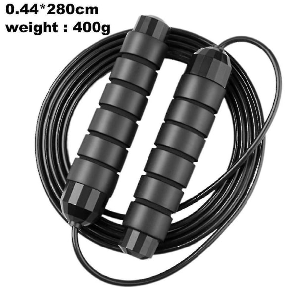 Sjippetov Sammenfiltringsfri Kuglelejer Vægt Sjippetov Justerbar Wor pure black 400g