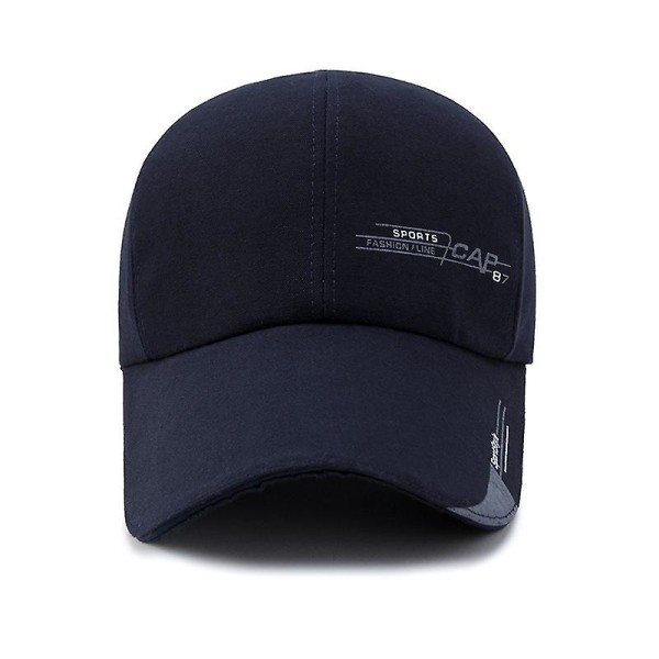 Unisex Snapback Kepsar Lång Skärm Solhatt Golf Sport Kepsar Blue