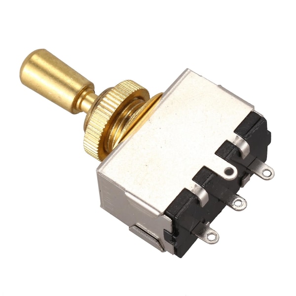 3-veis bryter for elektrisk gitar (gull)