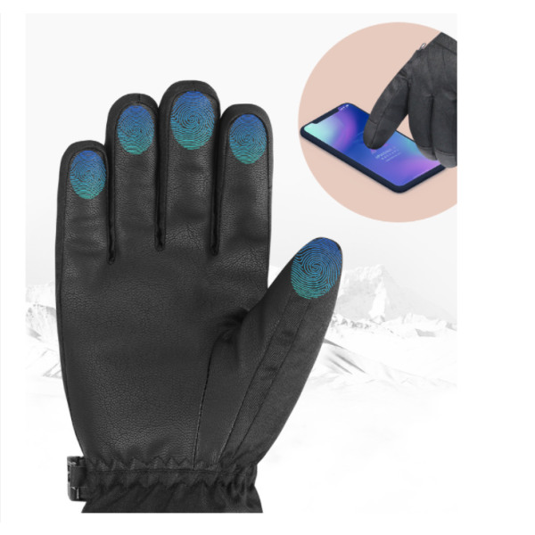 Vinter Ski Handsker 3M Touch Screen (Sort, L)