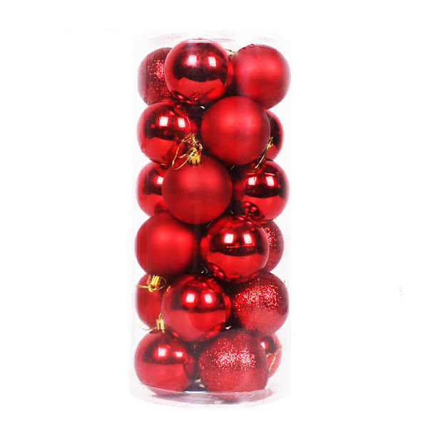 24 st julgranskulor ornament till julgran