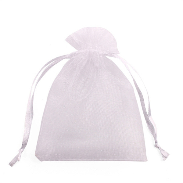 100 st buntskydds påse grapefrukt organza påse-10*12cm-vit