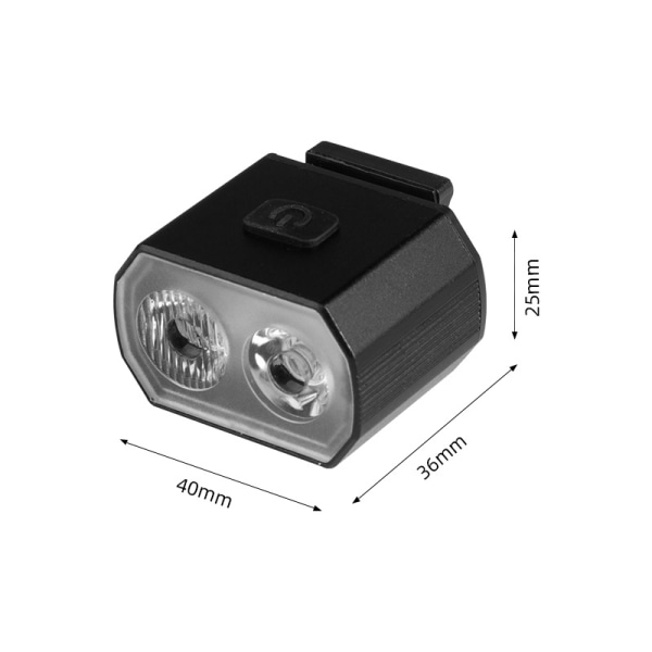 1 sett sykkellys LED-lampe frontlykt baklys sykkel