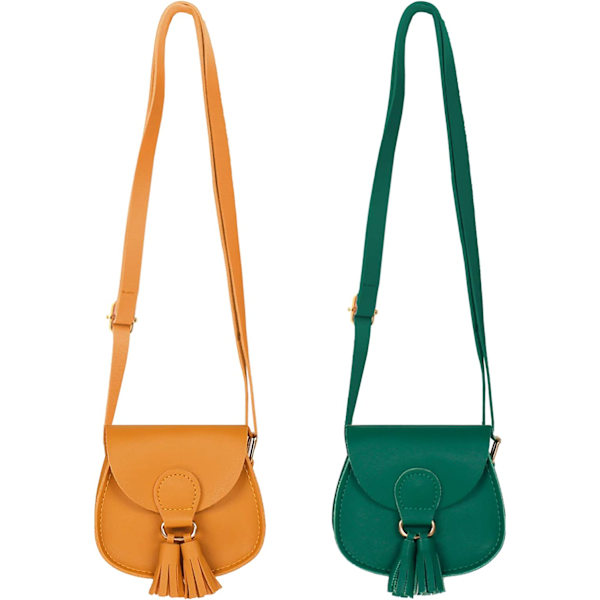 2 stk. Crossbody-tasker til småbørn - Mini søde prinsesse-håndtasker