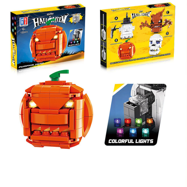 Halloween Hunk Barn Drenge Piger Halloween Godtepose Præsenter Halloween Fest Favors, Græskar Hoveder