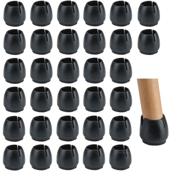 32 stk sklisikre gummiføtter for bord og stoler Anti#6