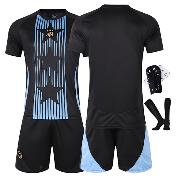 2024-2025 Argentina fotbollsuniform nr 10 Messi nr 11 Di Maria America's Cup träningsdräkt Jersey set{HONGDE} Size 10 socks #20