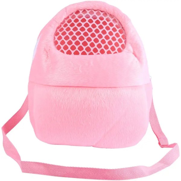 Hamster Carrying Bag Animal Outing Bag (Pink, S)