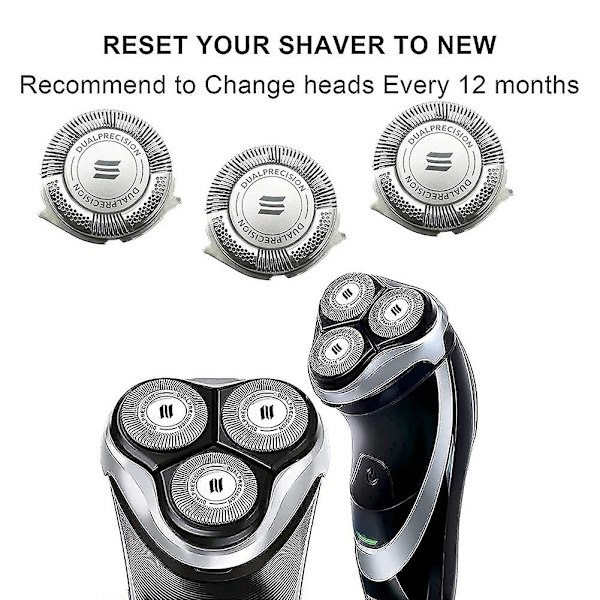 6 stk. Hq8 barberbladhoved Philips Pt730 Pt735 Pt860 Pt870 At750