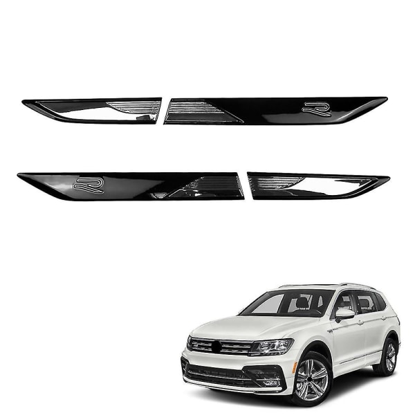 4 stk Abs Side Wing Fender Badge Stickers Tiguan R-line 2021-2022