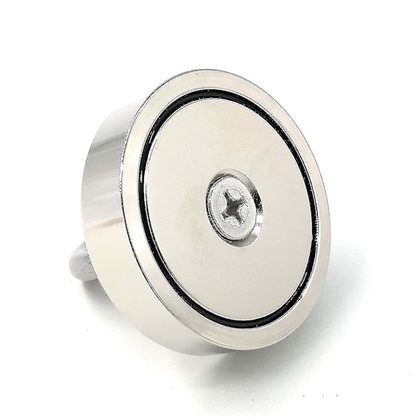 Erittäin vahva neodyymimagneetti 120 kg - Vahva magneetti - Täydellinen magneettikalastukseen - 60 mm neodyymilenkillä
