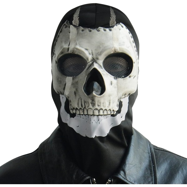 COD Ghost Mask Skull Helmask MW2 Cosplay Kostymmask f?r Sport Halloween Cosplay