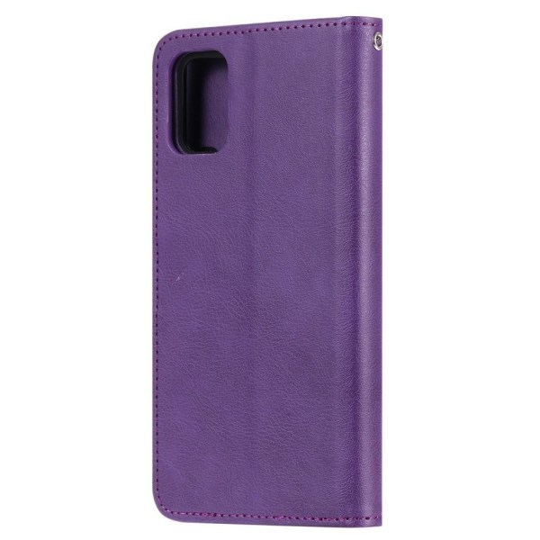 Samsung Galaxy A51 - 2in1 Magnet Skal / Pl?nboksfodral - Lila Purple Lila