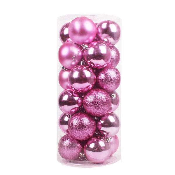24 st julgranskulor ornament till julgran