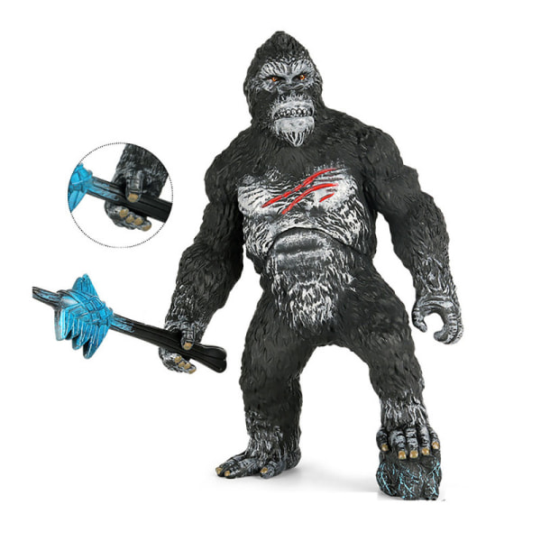 Majestic King of the Apes Stor King Kong modell för samlarfans 16*8*24cm