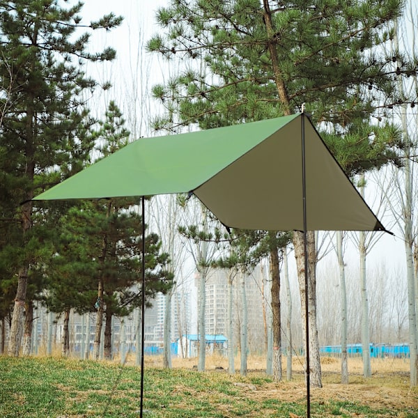XL storlek 3*4m Utomhustält markis med regn- och solskydd