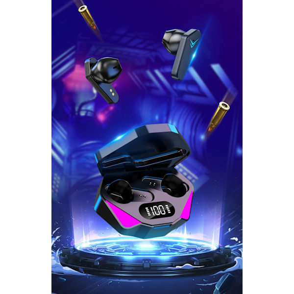 Trådløs Binaural TWS Gaming Bluetooth Headset-Lav latenstid 1#