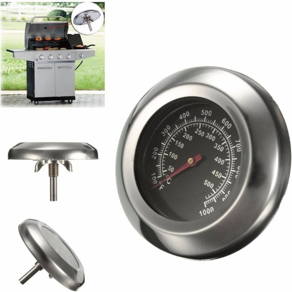 Rustfrit stålgrilltermometer, grilltermometer