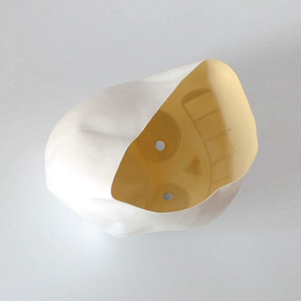 Halloween-masker latex kan riva op dobbeltskiktsmasker latex halloweenmasker til voksne 3D-skallehovedmaske D（28X24cm）
