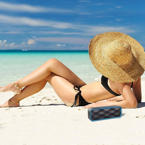 Bärbar Bluetooth-högtalare Trådlös Bluetooth 18*4.3*6.3cm grå