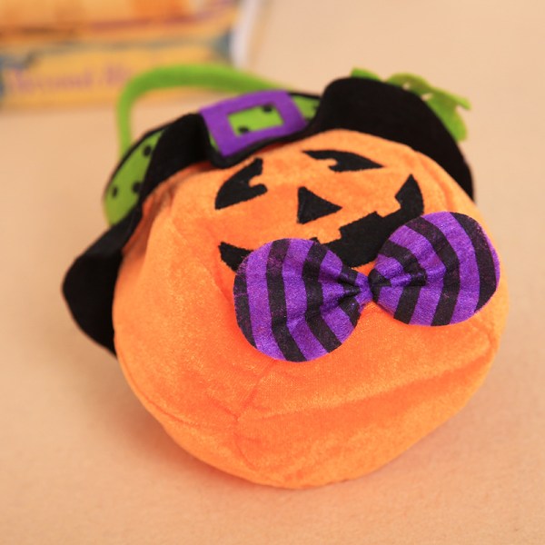 Halloween Godispåse, Återanvändbar Halloween Candy Bucket Bag, Barn Halloween Party Present Dekoration, Black Cat