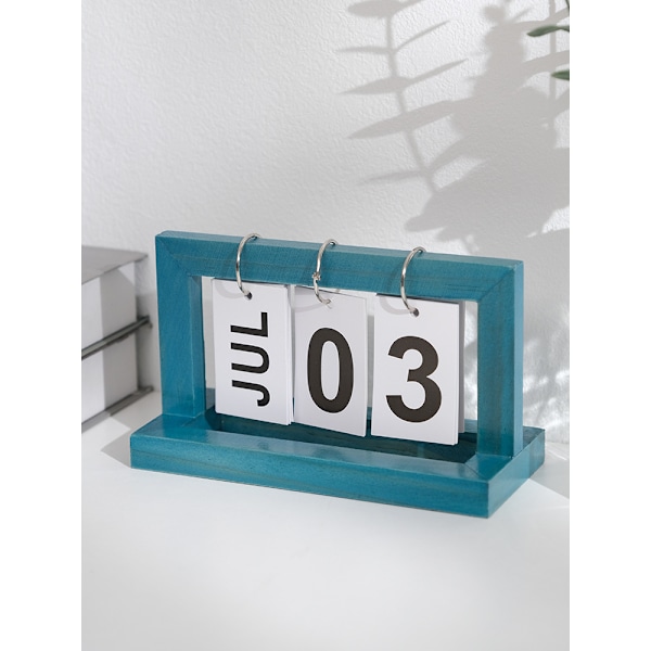 Skrivbordskalender för Office Flip Calendar, blå 0fac Fyndiq