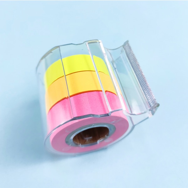 2Pak Full-Film Sticky Notes Selvklæbende afrivning i tre farver