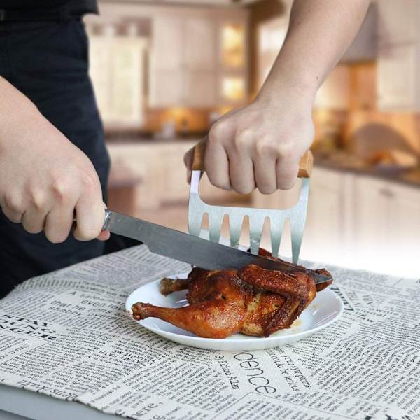 Mahogny köttdelare Grillverktyg