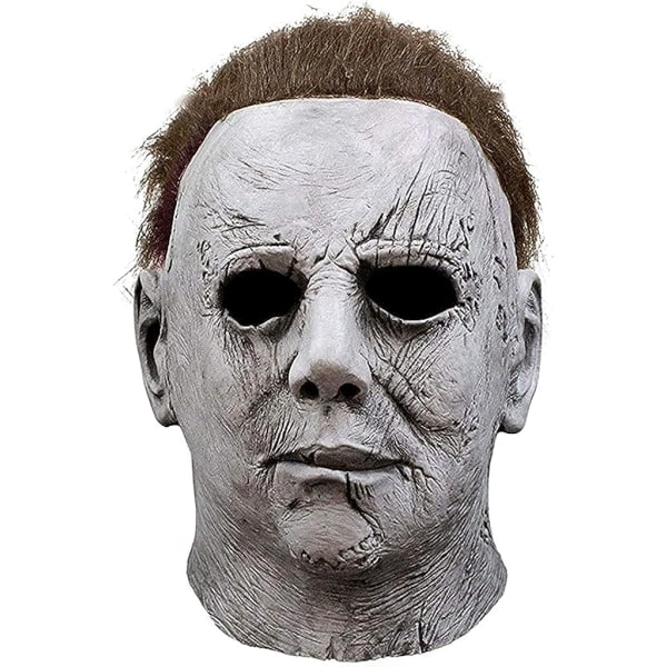 Senua Michael Myers Mask Halloween Latex Skräckmask Full Head Deluxe Michael Myers 2022