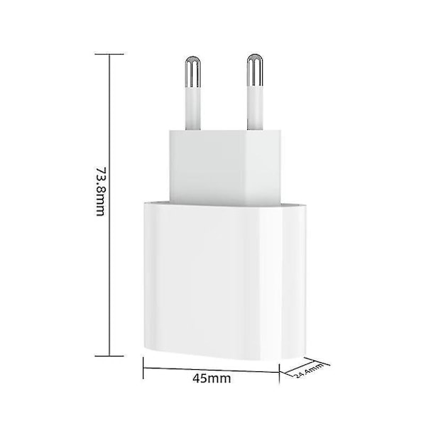 Iphone Laddare, 20w Usb C