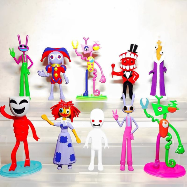 12 Pack The Amazing Digital Circus Figures Set, Digital Circus Action ...