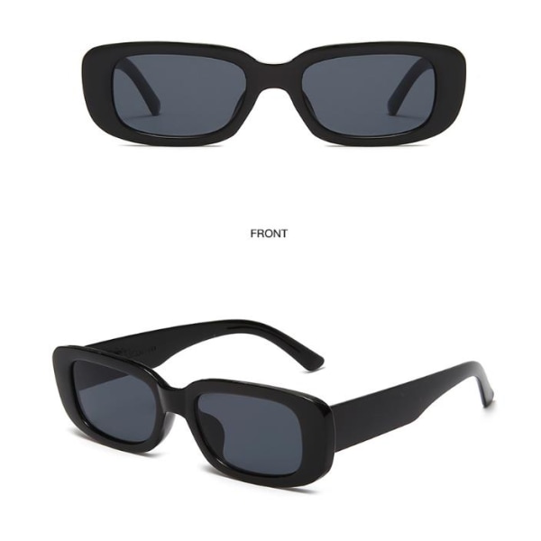 Rektangulære solbriller med smal stel sikkerhedsbriller (2 stk.)