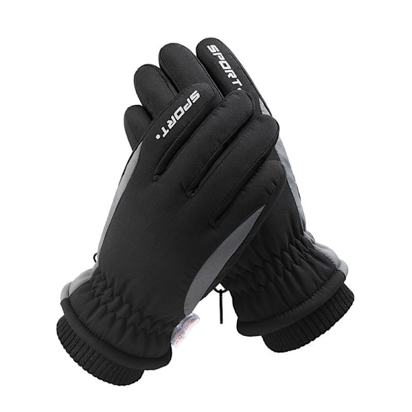 Vinter Skid Snöhandskar, Varma Händer, Svart