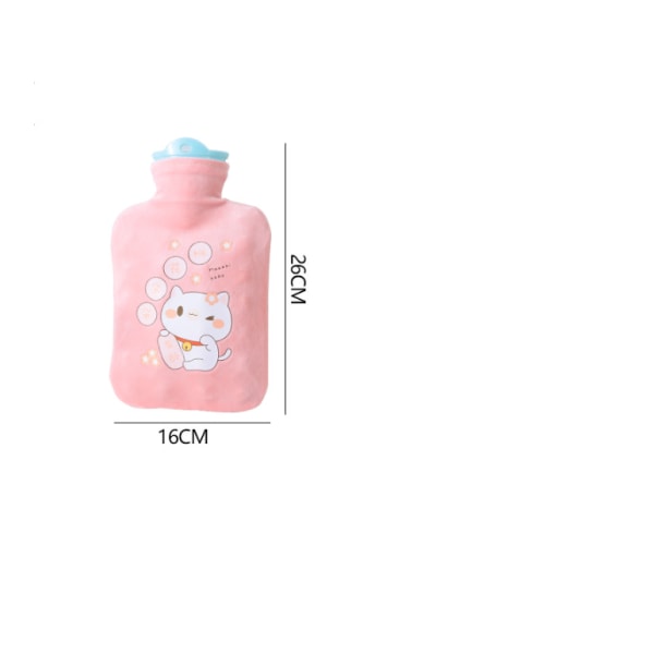 Varmtvandsflaske med blødt låg, 1,0 liter stor kapacitet - B