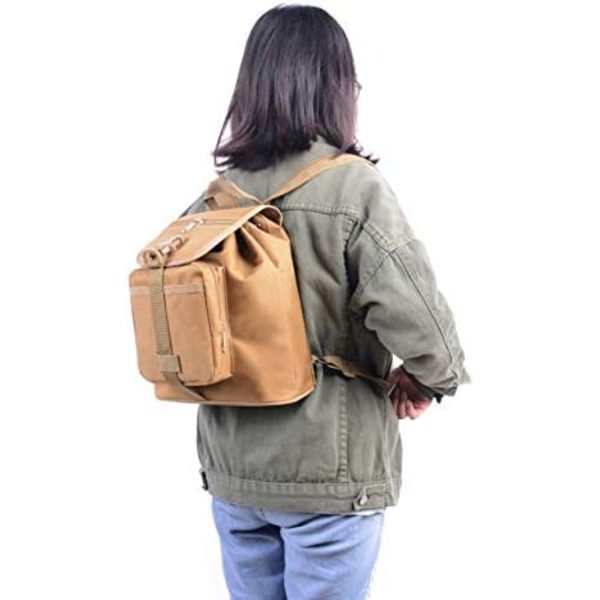 Taktisk Ryggsäck Mini Militär Ryggsäck Skola Camo Ryggsäck-B