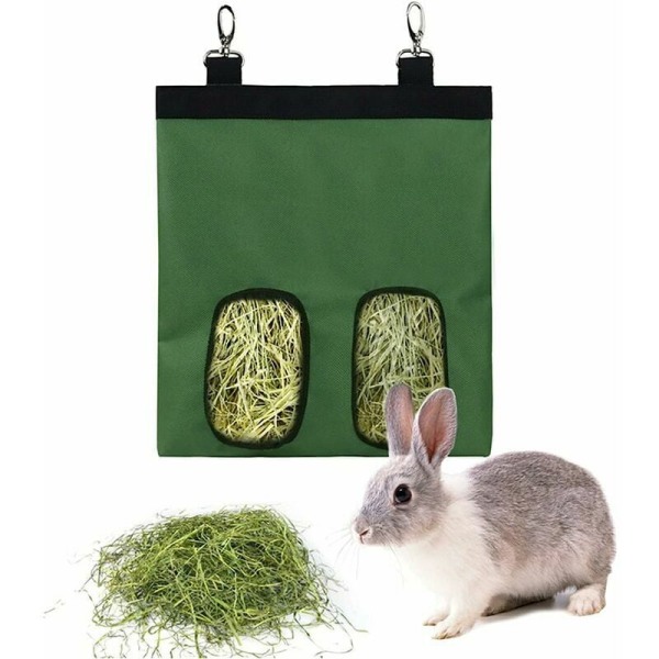 Høypose for marsvin - matpose for kaninpose (svart)